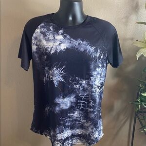 Black and White Tie-Dye T-Shirt